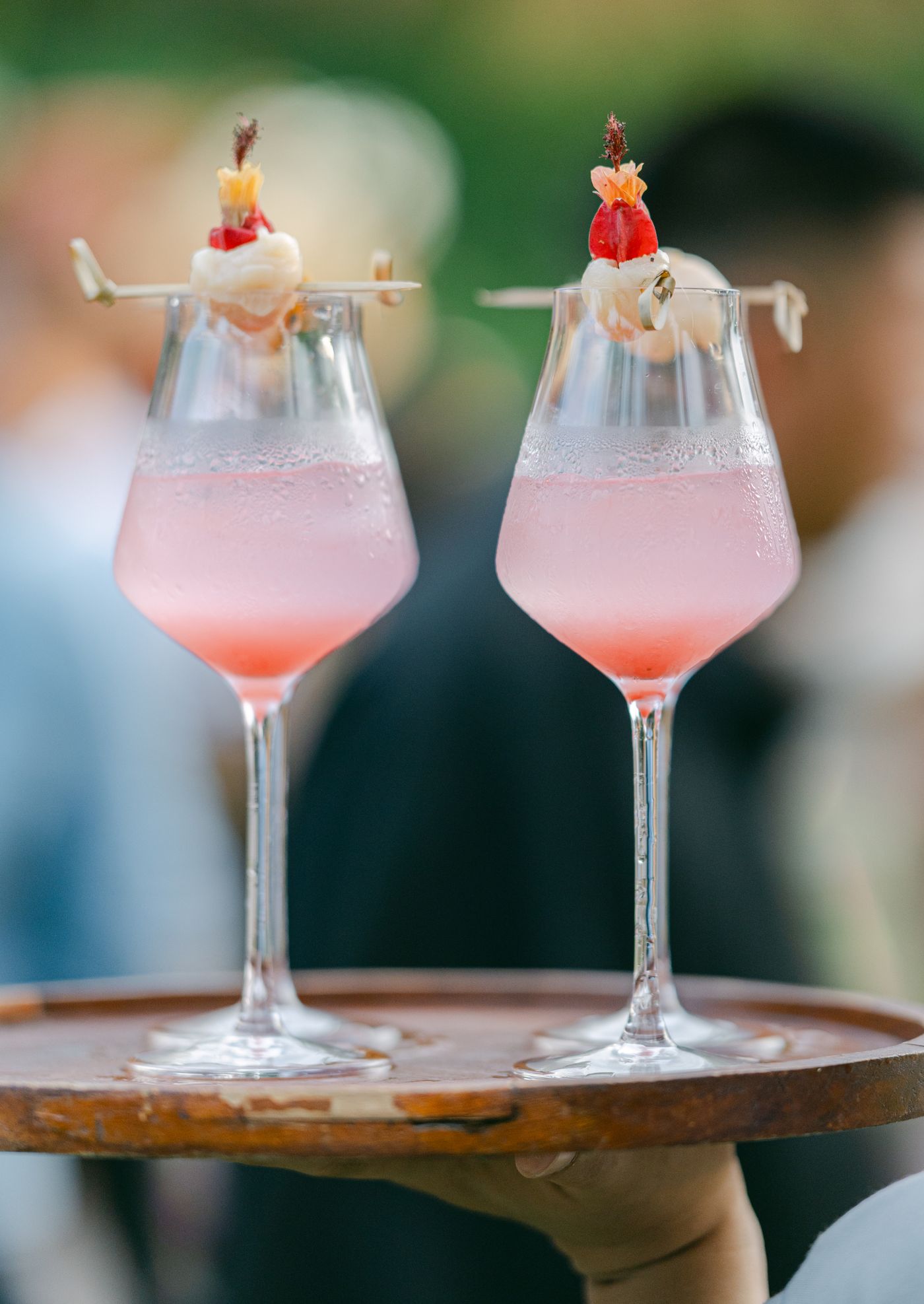 Hochwertige Cocktails bei einer Veranstaltung